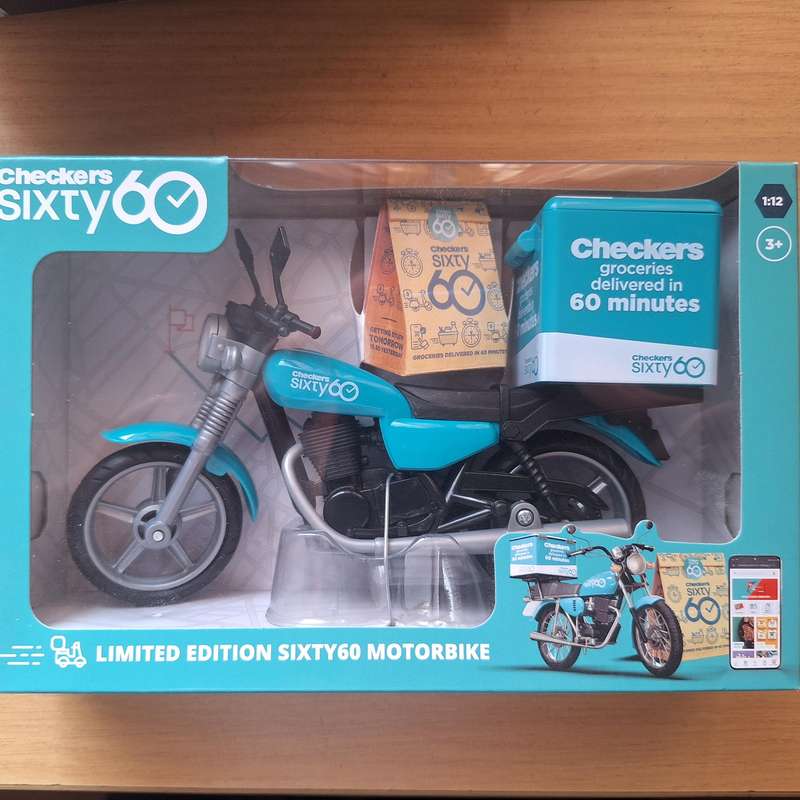 Checkers sixty 60 motorbike scale 1:12