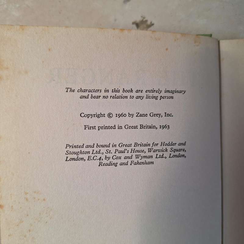 The ranger and other stories by Zane Grey published in 1963