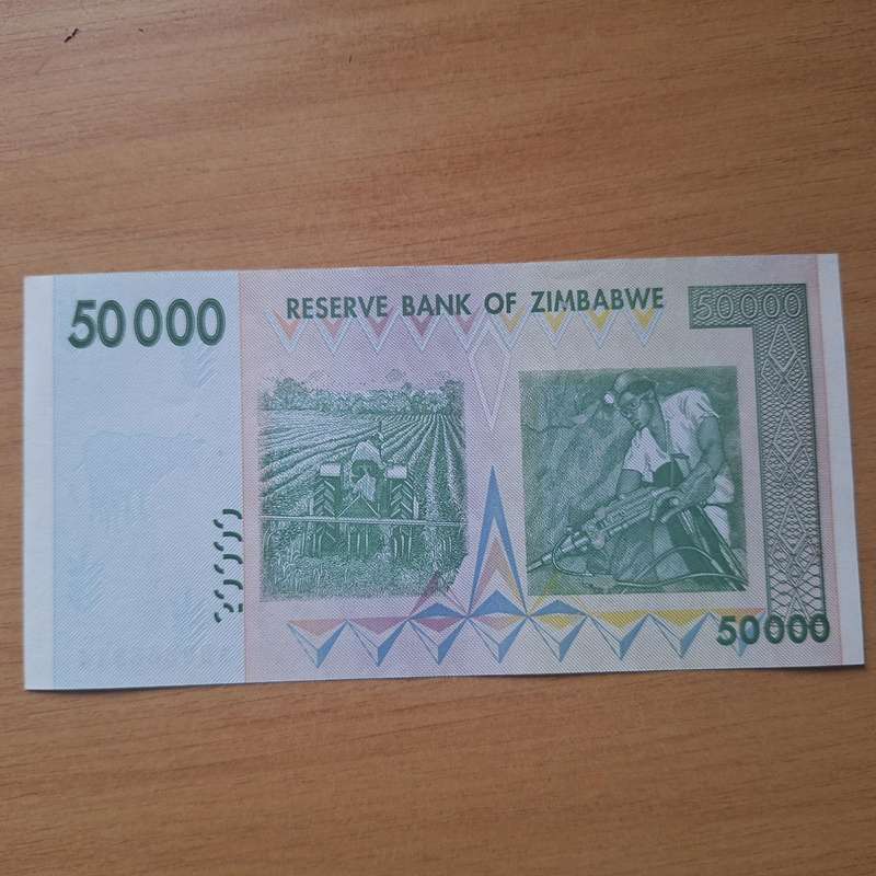 Zimbabwe 50000 dollar note