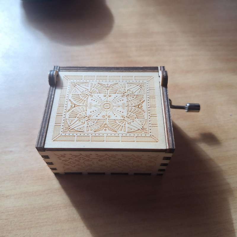 Pink Panther musical box theme song 6.5cm x 5cm x 3.5cm