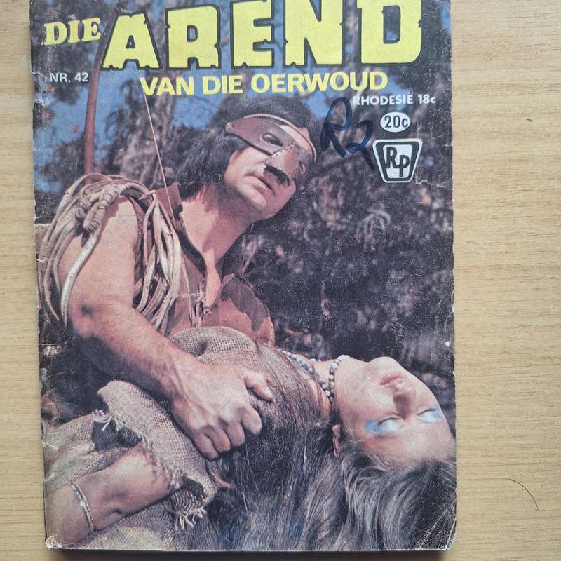 Arend van die oerwoud nr 42 vintage photo picture book