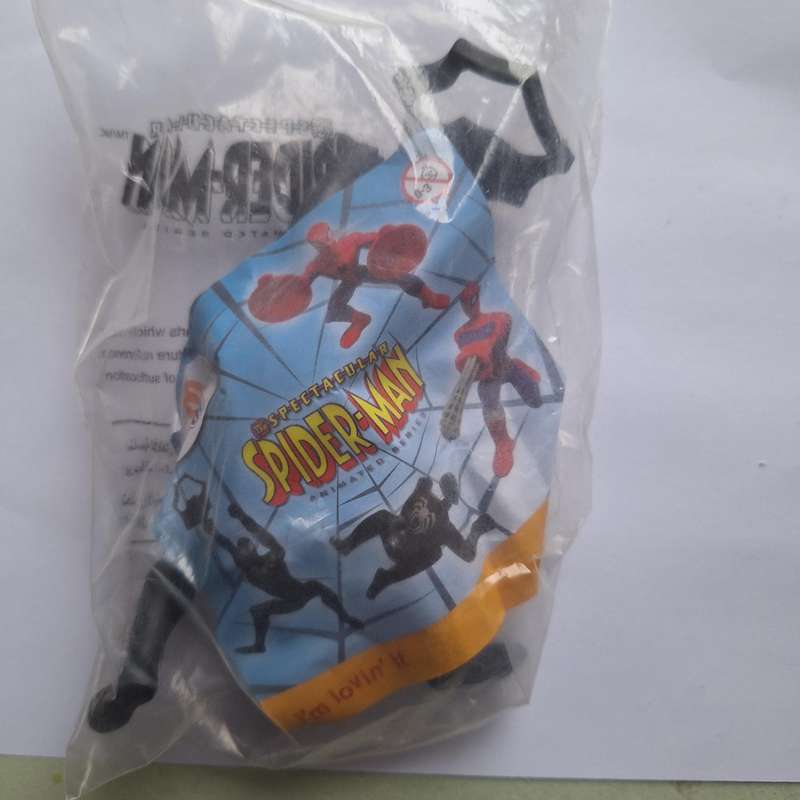 Vintage Mcdonalds spider man toy