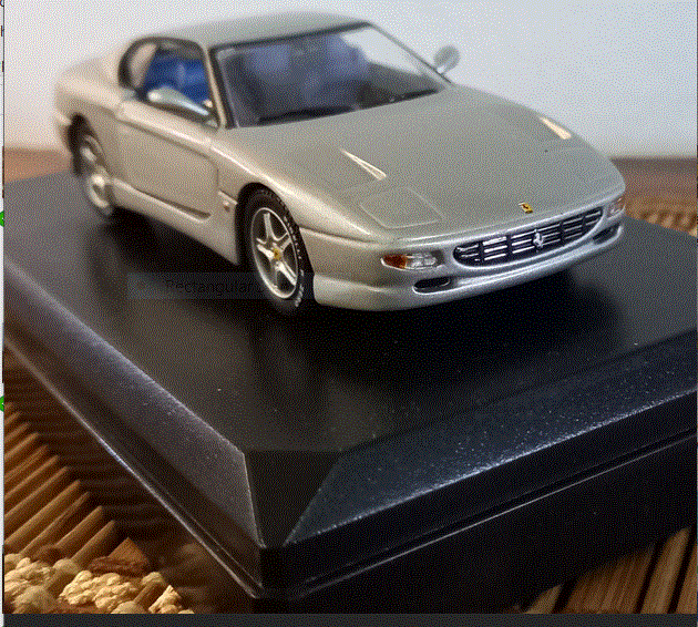 ''92- 2003  Ferrari 456 GT Die Cast Model    Scale 1/43 T New on Base  Top Make Model Art
