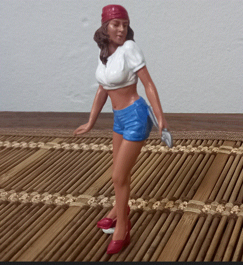 Figurine Lady Mechanic Katie  -  American Diorama Scale  1/18 - New   Q/Discount- Reduced -Madness