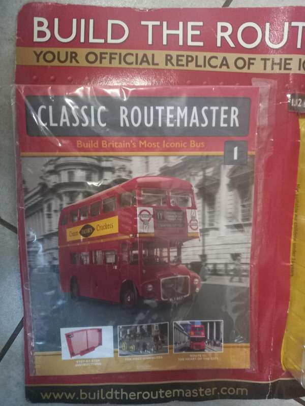 London Bus Roadmaster  Kits  CNA  Scale 1/12  Individual Packs  1 -44   Sell Individually .