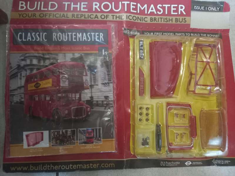 London Bus Roadmaster  Kits  CNA  Scale 1/12  Individual Packs  1 -44   Sell Individually .