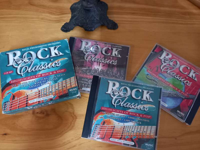 Classic Rock 3 in One CD by London Philharmonic- As Good As New   in  Containers /Box Reduced