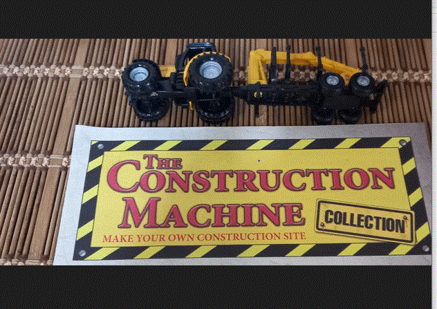 Construction  Tractor w Excavator on Trailer - 1/64   New - Reduced To Clear Madness