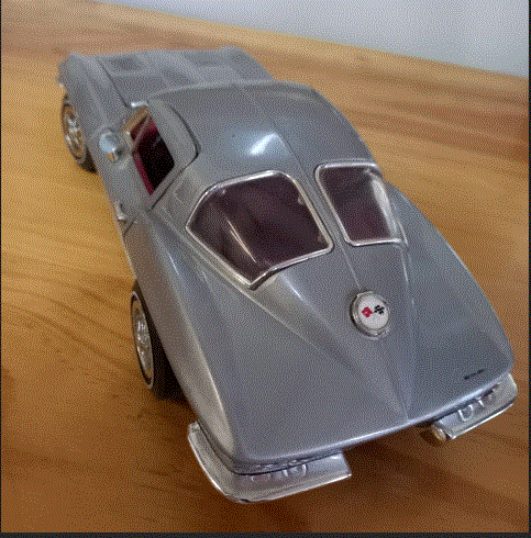 '63 Corvette w Split   B Window D /Cast Model   1/18  T Make ERTL A Good a New   Special  Madness !