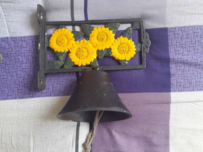 Cast Iron Bell Garden feature Vintage