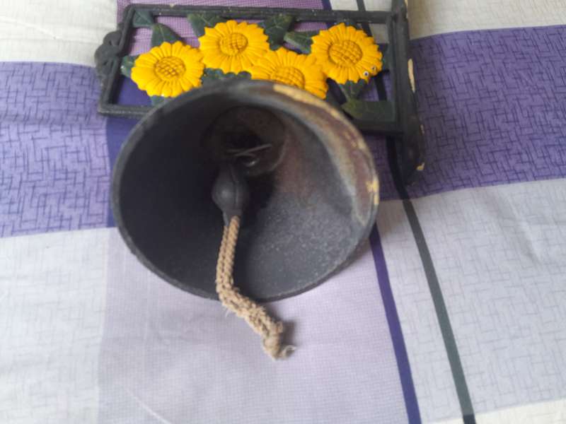 Cast Iron Bell Garden feature Vintage