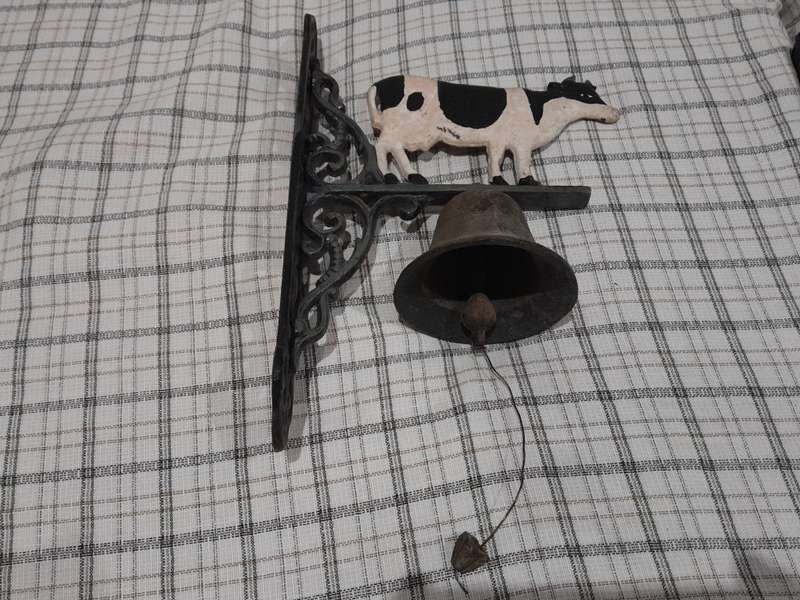 Cast Iron Bell feature  wall fixing