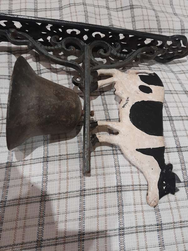 Cast Iron Bell feature  wall fixing