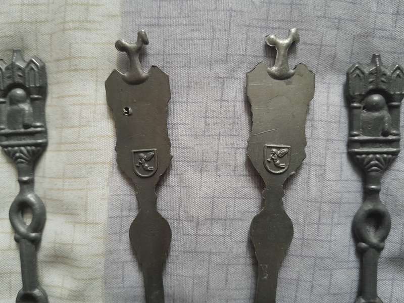 Vintage Dutch Pewter teaspoons