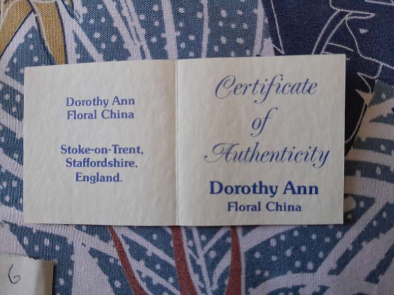 Dorothy Ann hand painted Porcelain Brooch