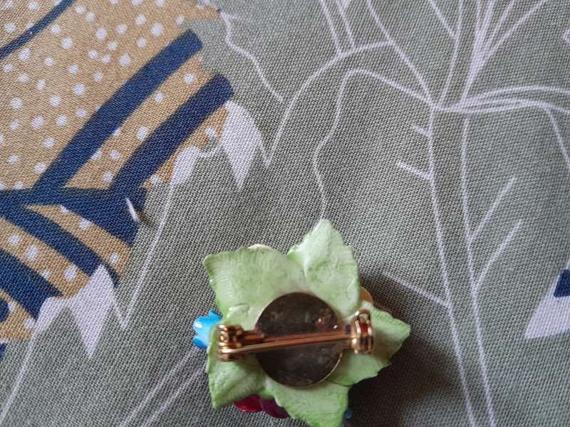 Dorothy Ann hand painted Porcelain Brooch
