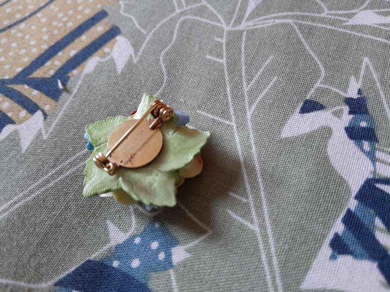 Dorothy Ann hand painted Porcelain Brooch