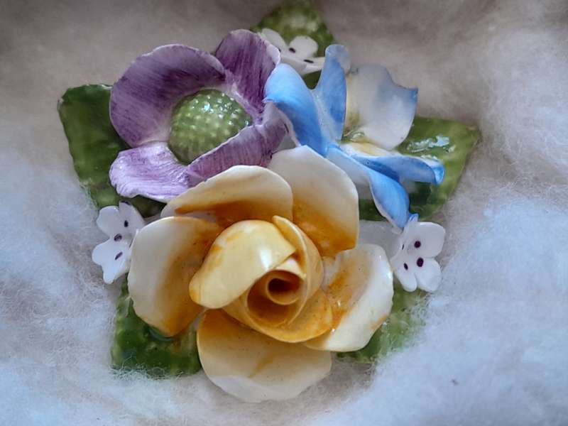 Dorothy Ann hand painted Porcelain Brooch