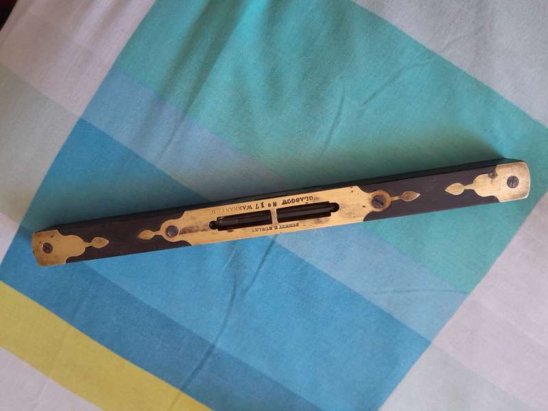 Antique Spirit level -Bennet .D . Burley
