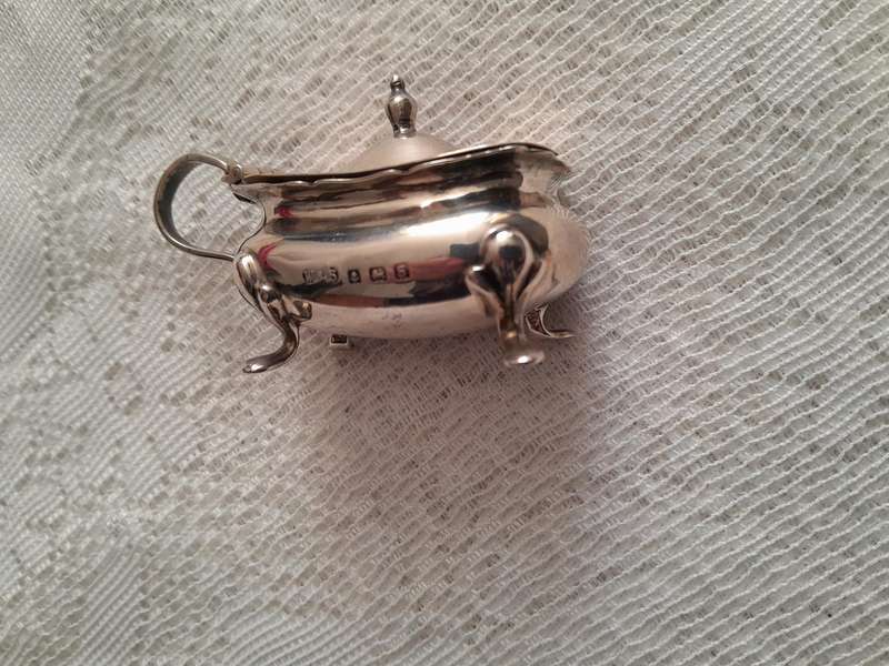 Hallmark Silver Mustard pot