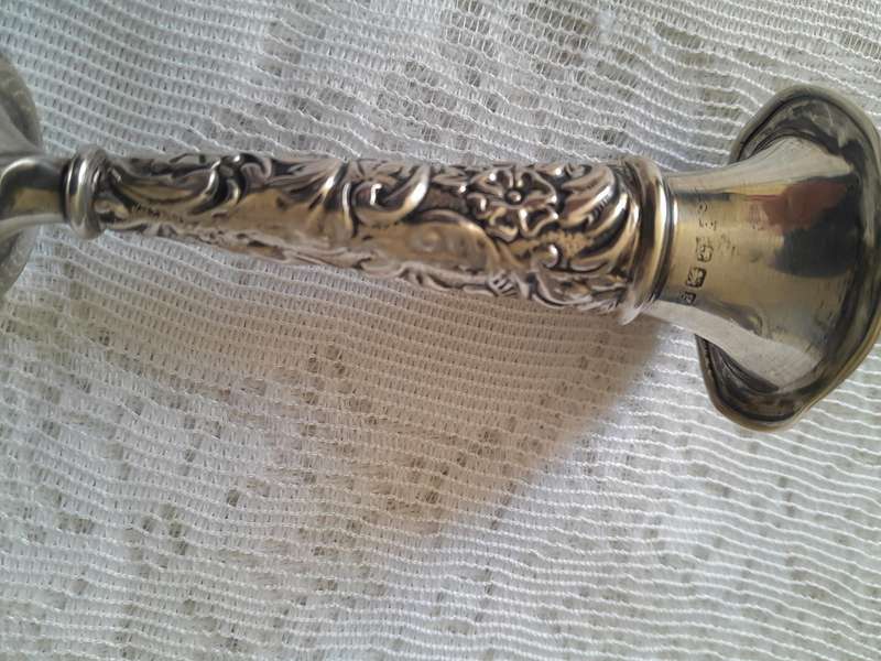 Hallmark Silver Fluted Vase