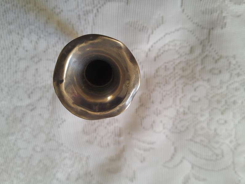Hallmark Silver Fluted Vase