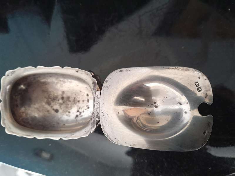 Hallmark Silver Mustard pot