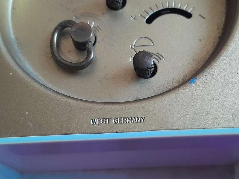 Blessing /alarm wind up clock - West Germany8