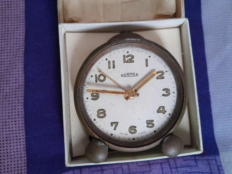 Roamer Alarm Travel clock Vintage