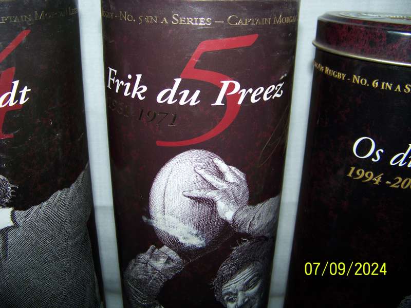 Captain Morgan Collectible tins ( X 5 )
