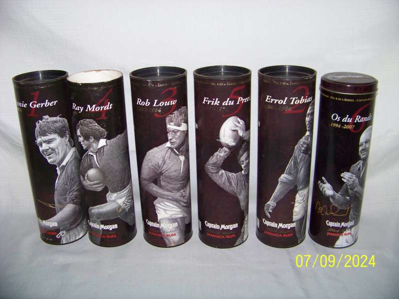 Captain Morgan Collectible tins ( X 5 )
