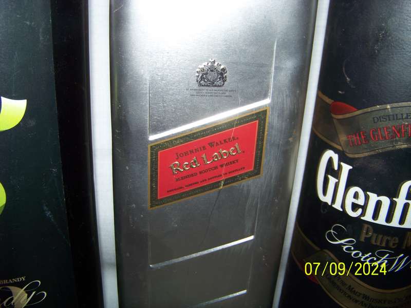 Presentation bottle tins X 5