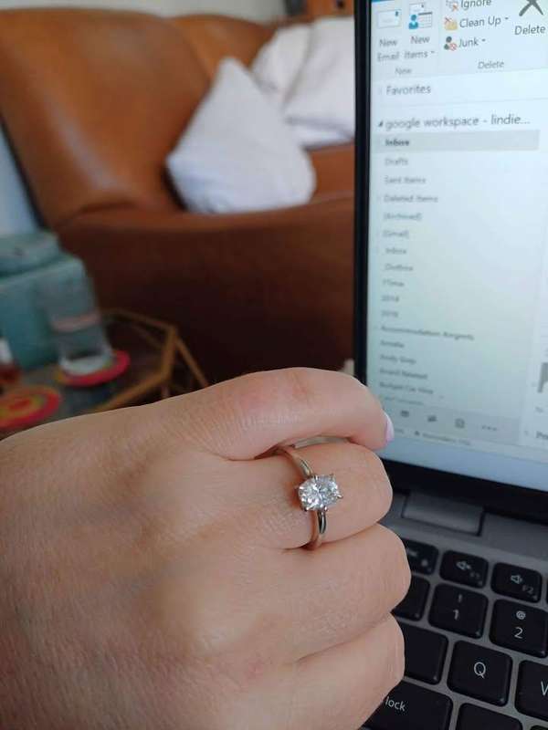 White Gold Engagement Ring