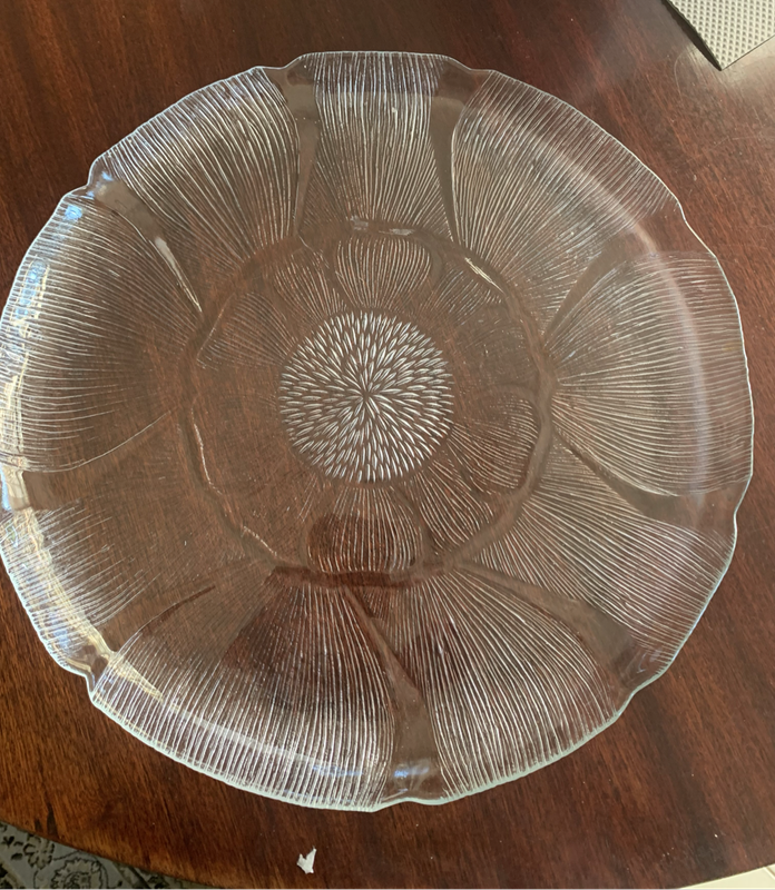 Vintage Arcoroc Large Plate