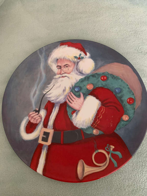 Large Christmas plate