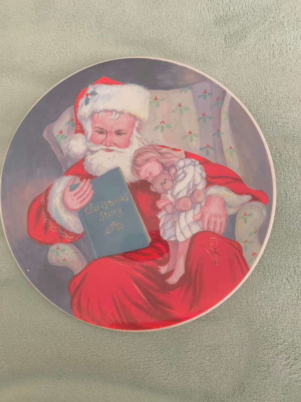 Christmas side plate