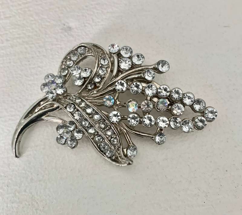 Diamante brooch