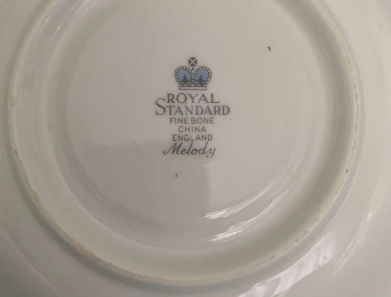 Royal Standard Melody saucers