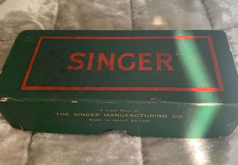 Vintage Singer Attachments in box