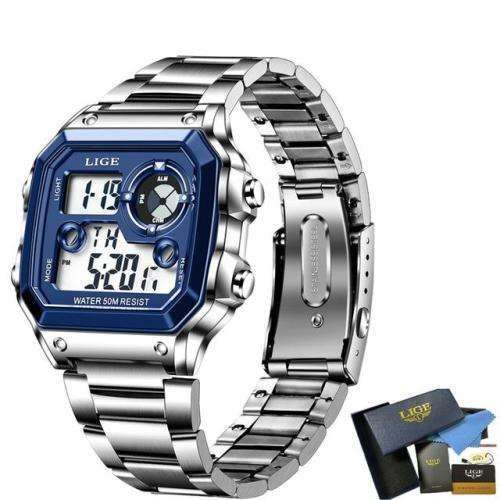 MENS LIGE 8921 SPORTS DIGITAL WATCH - BRAND NEW IN BOX