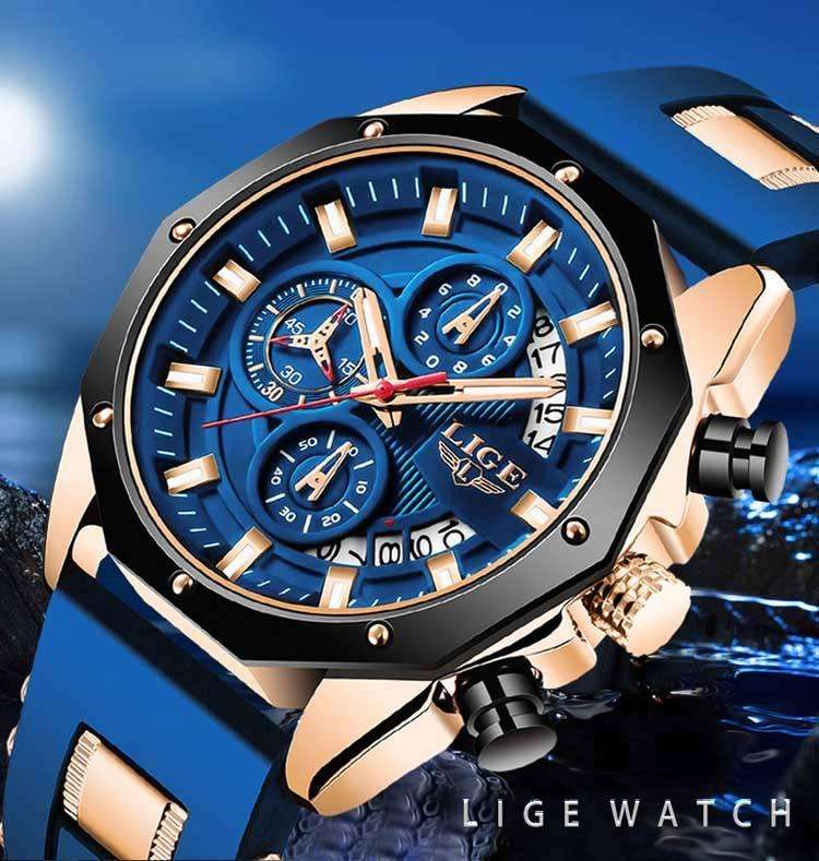 MENS LIGE LG8908 SPORTS WATCH - BRAND NEW IN BOX