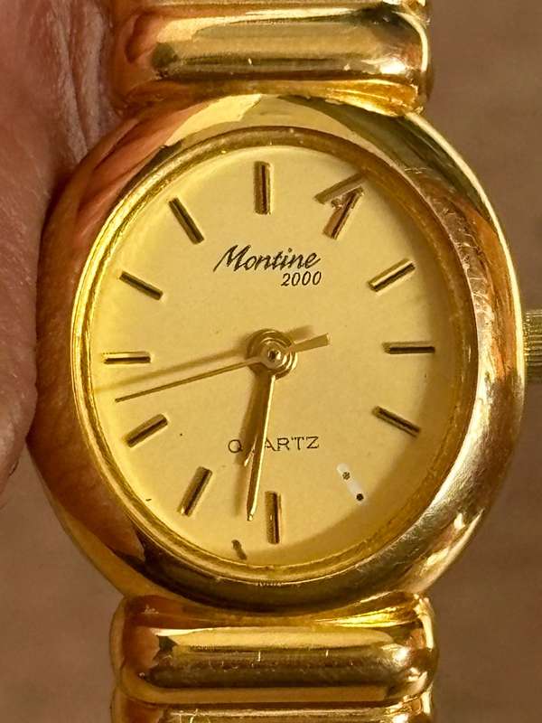 LADIES GOLD MORTIMA 2000 WATCH IN EXCELLENT WORKING CONDITION
