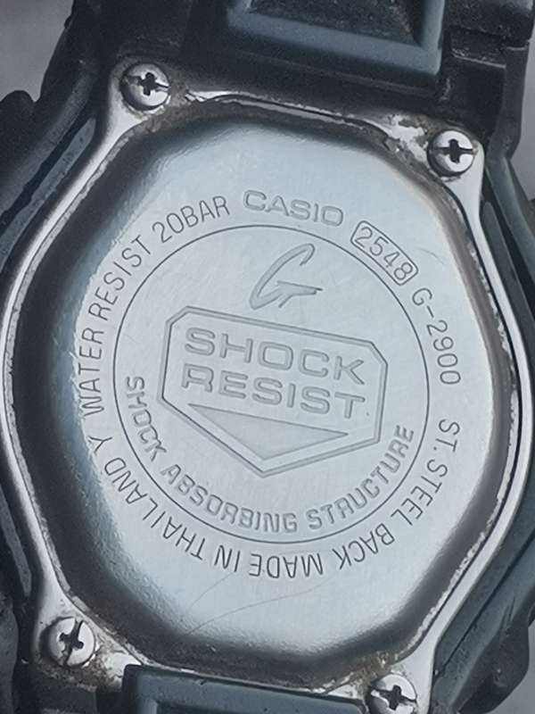 MENS CASIO G-SHOCK G-2900 MENS DIGITAL WATCH IN EXCELLENT WORKING CONDITION