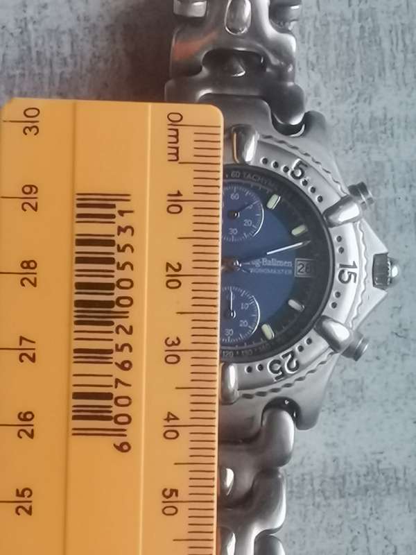 KRUG BAUMEN CHRONOMASTER MENS SPORTS WATCH IN EXCELLENT WORKING CONDITION