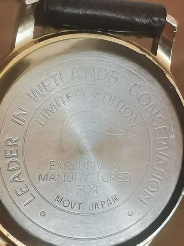MENS DUCKS UNLIMITED QUARTZ WATCH IN EXCELLENT WORKING CONDITION