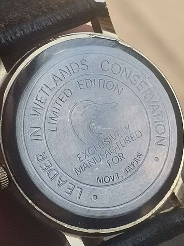 MENS DUCKS UNLIMITED QUARTZ WATCH IN EXCELLENT WORKING CONDITION