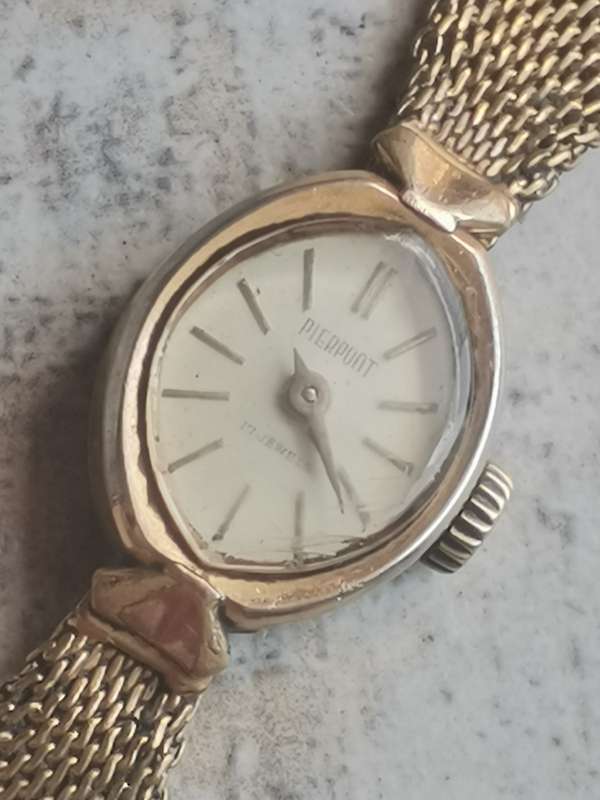 LADIES VINTAGE PIERPONT 17 JEWELS 20 MICRON GOLD WATCH IN EXCELLENT WORKING CONDITION