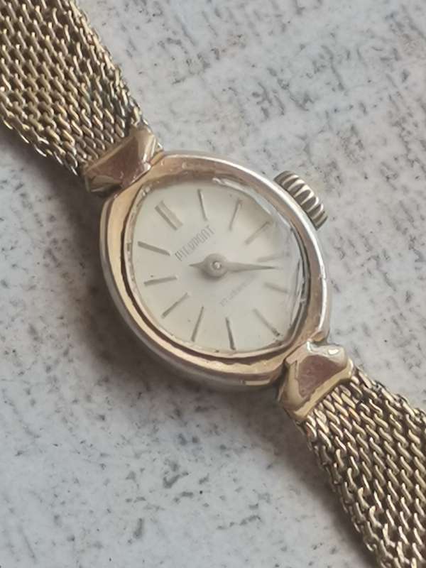 LADIES VINTAGE PIERPONT 17 JEWELS 20 MICRON GOLD WATCH IN EXCELLENT WORKING CONDITION