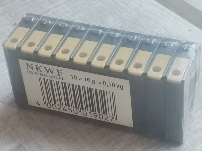 NKWE ORIGINAL SNUFF PACK OF 10 BIDDING PER ITEM