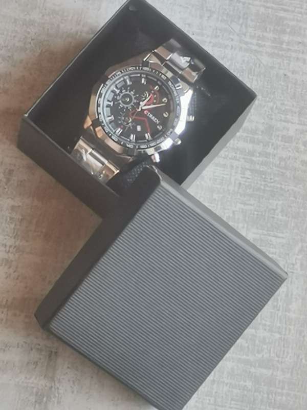 NEW MENS CURREN LUXURY WATCH WITH HUGE 45MM DIAL